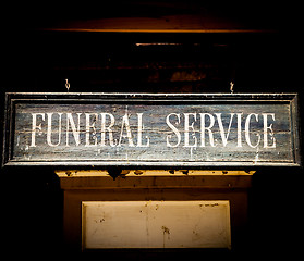 Image showing Funeral Service