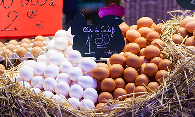 Image showing Eggs seller