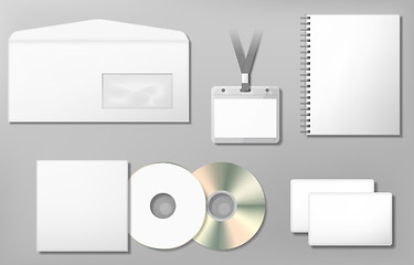 Image showing Blank corporate identity template