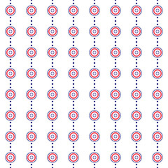 Image showing Seamless pattern of circles.