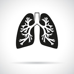 Image showing Lungs icon. 