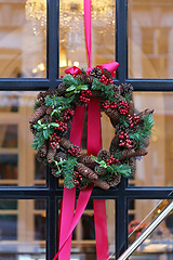 Image showing Pinecone wreath