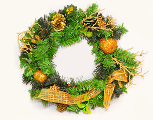 Image showing Christmas wreath