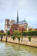 Image showing Notre Dame de Paris cathedral