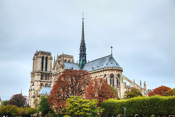 Image showing Notre Dame de Paris cathedral