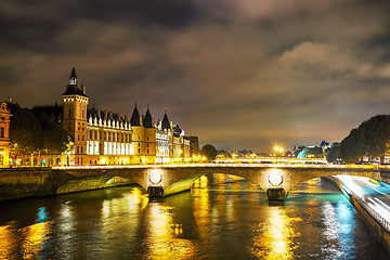 Image showing The Conciergerie building in Paris, France