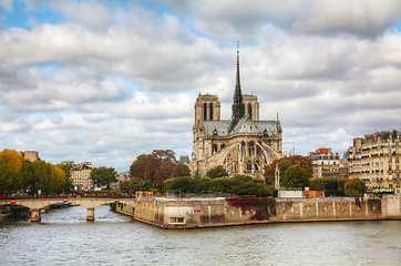 Image showing Notre Dame de Paris cathedral