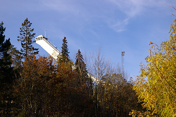 Image showing Holmenkollen ski jump in Oslo