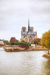 Image showing Notre Dame de Paris cathedral