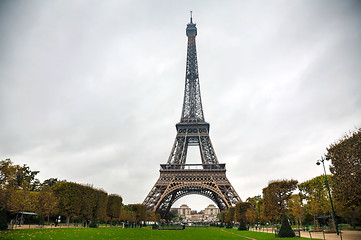 Image showing Eiffel tower in Paris, France