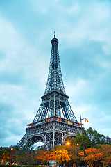 Image showing The Eiffel tower in Paris, France