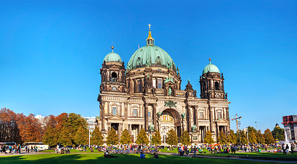 Image showing Berliner Dom panoramic overview on a sunny day