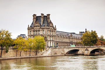 Image showing Louvre palace in Paris, France