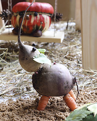 Image showing Animals made of vegetables