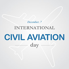 Image showing International Civil aviation day