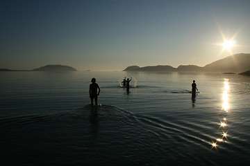 Image showing Swimming in Tromsø