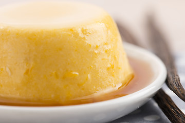 Image showing Pumpkin panna cotta