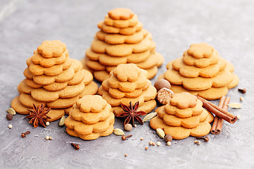 Image showing gingerbread tree