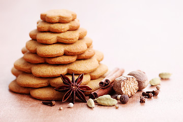 Image showing gingerbread tree