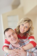 Image showing happy couple at home