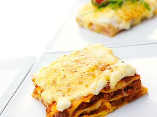 Image showing lasagne