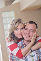 Image showing happy couple at home