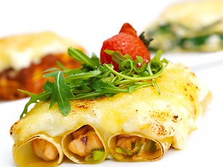 Image showing lasagne