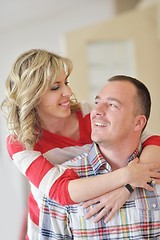 Image showing happy couple at home