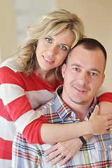 Image showing happy couple at home