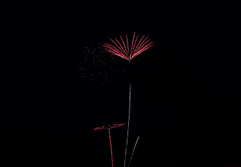 Image showing Firecrackers In The Sky