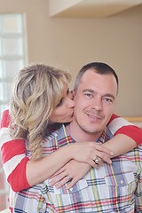 Image showing happy couple at home