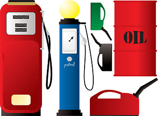 Image showing petrol pumps