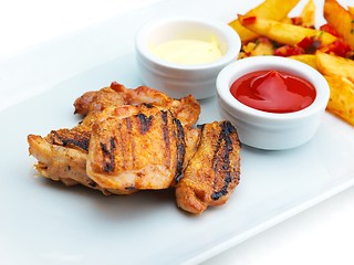 Image showing chicken steak