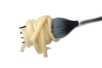 Image showing Cooked linguine