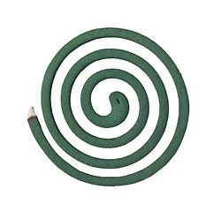 Image showing Burning mosquito coil