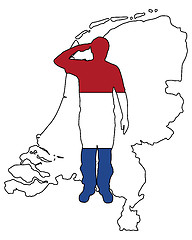 Image showing Dutch Salute