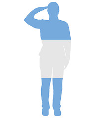 Image showing Argentinian salute