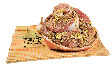 Image showing Pork shank with spices