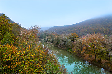 Image showing The river in the mountains