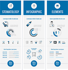 Image showing Dental Infographic Elements.