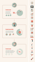 Image showing Dental Infographic Elements.