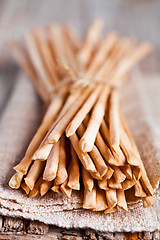 Image showing bread sticks grissini 