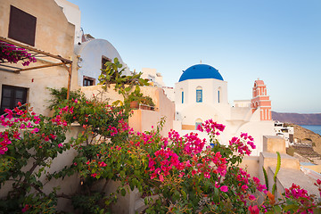 Image showing Oia village on Santorini island, Greece.