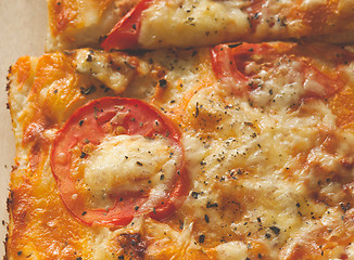 Image showing Pizza close up