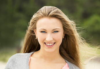 Image showing Happy teenage girl