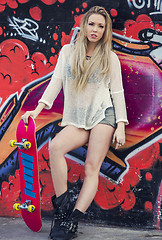 Image showing Skater Girl