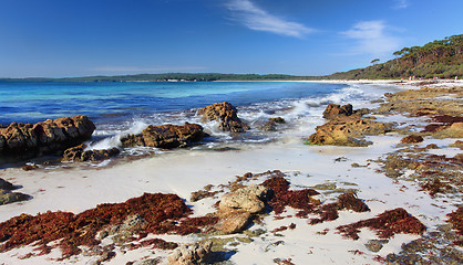 Image showing Hyams Beach, Jervis Bay Australia