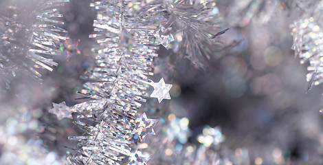 Image showing Tinsel - Christmas decoration.