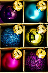 Image showing Christmas ornaments