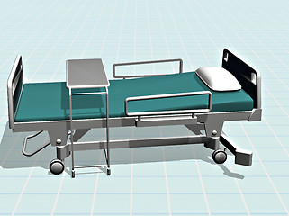 Image showing Hospital bed